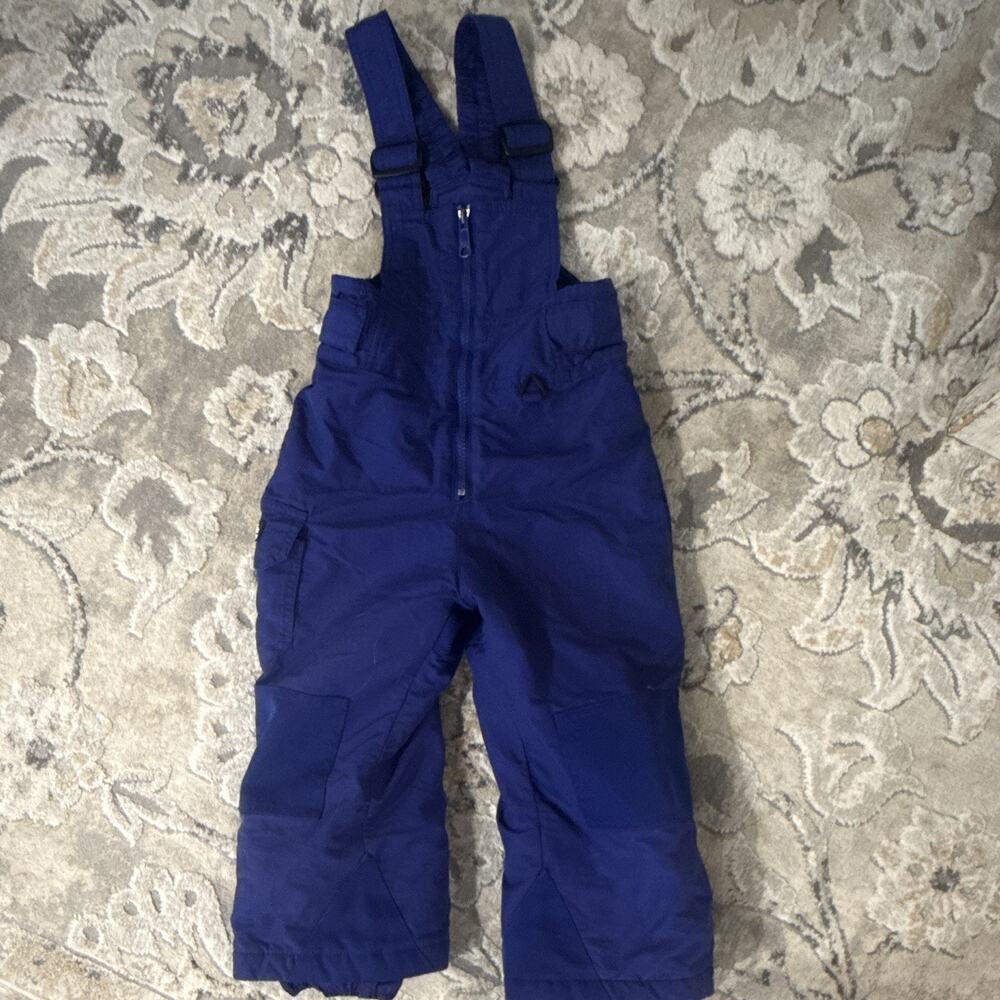 Columbia Boys 4T Blue Snow Bib Overalls Toddler Winter Ski Snow Pants